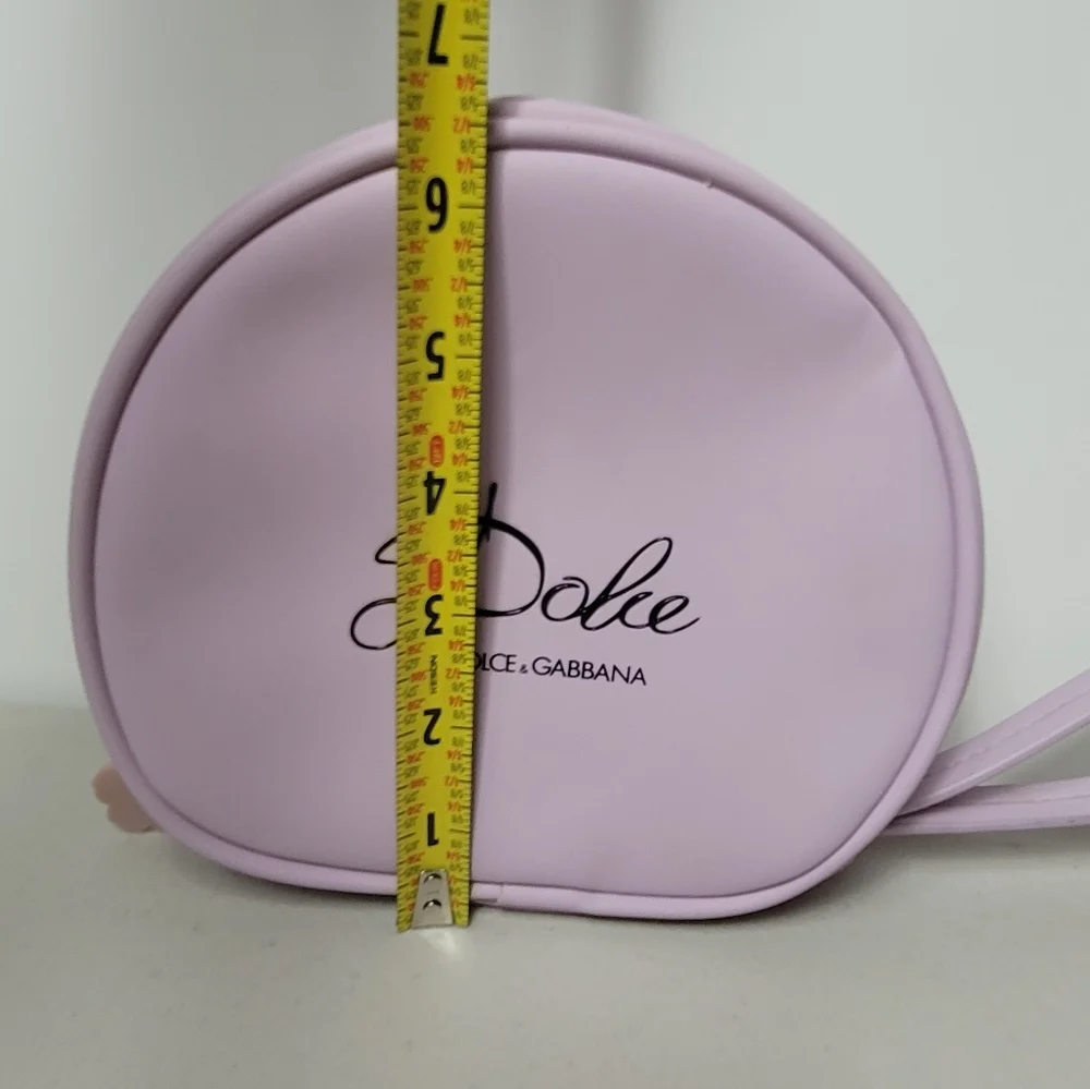 DOLCE GABBANA Pink Makeup Travel Cosmetic Bag